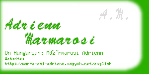 adrienn marmarosi business card